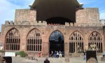 Coventry Cathedral courtyard